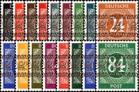 Bizone 1948 Nr. 52-68 I - postfrisch geprüft BPP