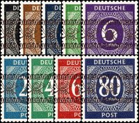 Bizone 1948 Nr. I-IX/I - postfrisch geprüft Schlegel...