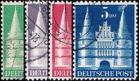 Bizone 1948 Mi.-Nr. 97-100 I - gestempelt