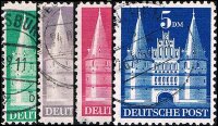 Bizone 1948 Mi.-Nr. 97-100 II - gestempelt