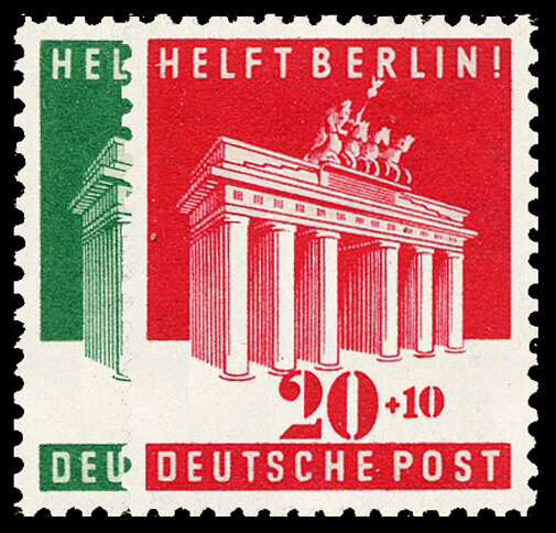 Bizone 1948 Nr. 101-02 - postfrisch