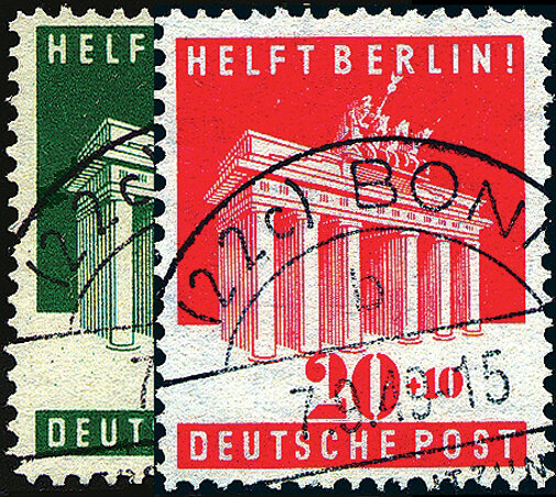 Bizone 1948 Mi.-Nr. 101-02 - gestempelt