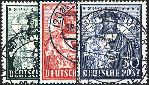 Bizone 1949 Mi.-Nr. 103-05 - gestempelt