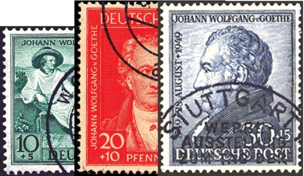 Bizone 1949 Mi.-Nr. 108-110 - gestempelt