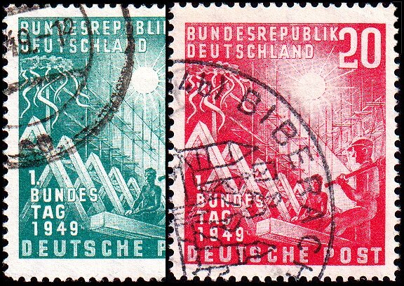 BRD 1949 Mi.-Nr. 111-112 - gestempelt