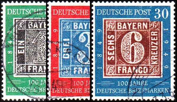 BRD 1949 Mi.-Nr. 113-115 - gestempelt