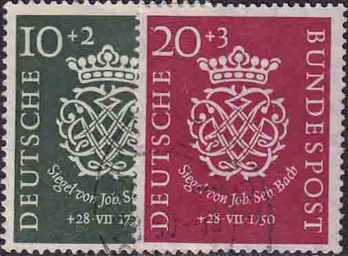 BRD 1950 Mi.-Nr. 121-122 - gestempelt