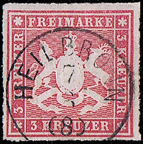 Württemberg 1865  Mi.-Nr. 31 - gestempelt