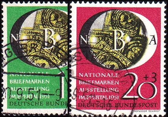 BRD 1951 Mi.-Nr 141-142 - gestempelt