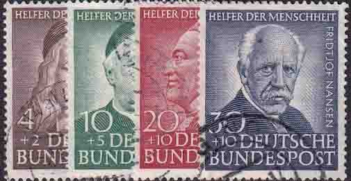 BRD 1953 Mi.-Nr. 173-176 - gestempelt