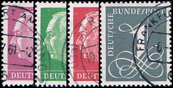 BRD 1954 Mi.-Nr. Hs.lieg.WZ - gestempelt