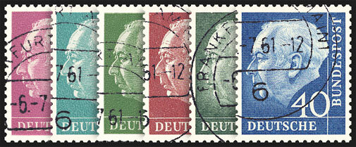 BRD 1954 Mi.Nr. Hs lumo - gestempelt geprüft