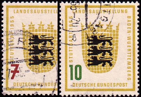 BRD 1955 Mi.-Nr. 212-213 - gestempelt