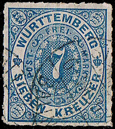 Württemberg 1869  Mi.-Nr. 39 - gestempelt