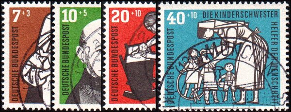 BRD 1956 Mi.-Nr. 243-246 - gestempelt