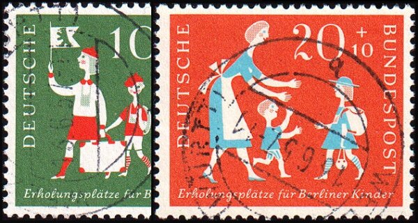 BRD 1957 Mi.-Nr. 250-251 - gestempelt