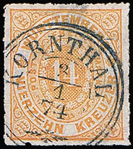 Württemberg 1869  Mi.-Nr. 41 - gestempelt