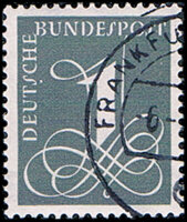 BRD 1958 Mi.-Nr. 285 X - gestempelt