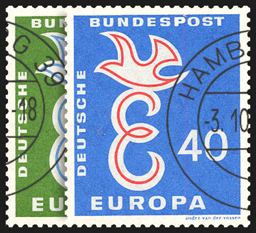 BRD 1958 Mi.-Nr. 295-296 - gestempelt