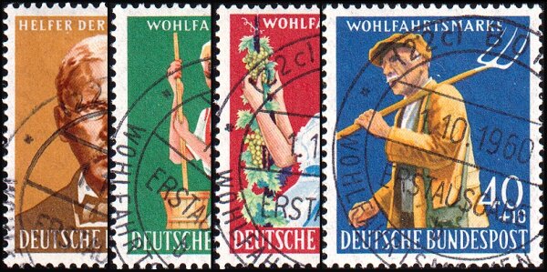 BRD 1958 Mi.-Nr. 297-300 - gestempelt