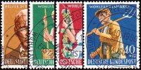 BRD 1958 Mi.-Nr. 297-300 - gestempelt