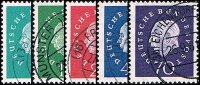 BRD 1959 Mi.-Nr. 302-306 - gestempelt