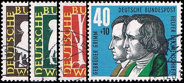 BRD 1959 Mi.-Nr. 322-325 - gestempelt