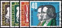 BRD 1959 Mi.-Nr. 322-325 - gestempelt