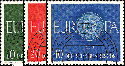 BRD 1960 Mi.-Nr. 337-339 - gestempelt