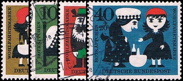 BRD 1960 Mi.-Nr. 340-343 - gestempelt