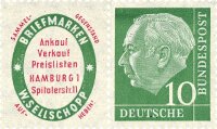 BRD 1955 Nr. W  4 - postfrisch
