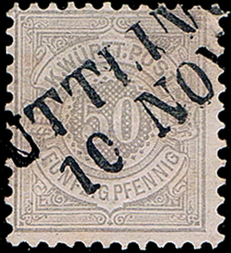 Württemberg 1875  Mi.-Nr. 49 - gestempelt