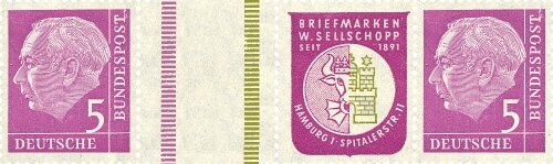 BRD 1956 Nr. WZ 9 - postfrisch