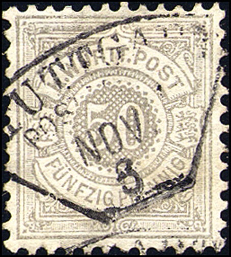 Württemberg 1875 Mi.-Nr. 50 - gestempelt