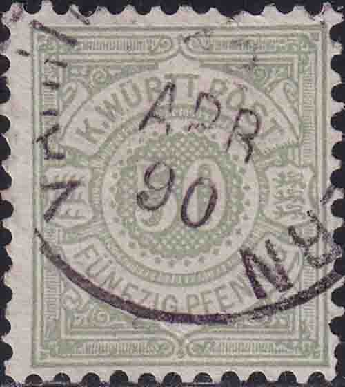 Württemberg 1878 Mi.-Nr. 51 - gestempelt