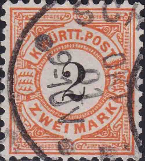 Württemberg 1881 Mi.-Nr. 53 - gestempelt