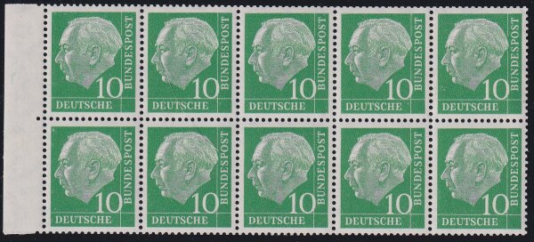 BRD 1960 Mi.-Nr. H-Bl.10 d - postfrisch