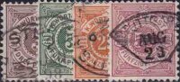 Württemberg 1890 Mi-Nr. 55-58 - gestempelt