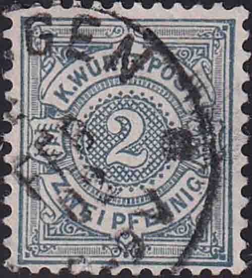 Württemberg 1894 Mi.-Nr. 60 - gestempelt