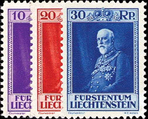 Liechtenstein 1933 Mi.-Nr. 122-124 - ungestempelt