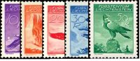 Liechtenstein 1934 Mi.-Nr. 143-147 y - ungestempelt