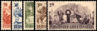 Liechtenstein 1942 Mi.-Nr. 202-206 - ungestempelt