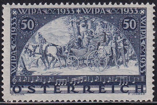 Österreich 1933 Mi.-Nr. 555 A - postfrisch Wipamarke Befund VÖB