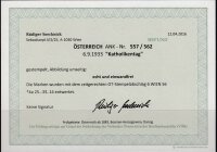 Österreich 1933 Mi.-Nr. 557-562 - gestempelt Befund...