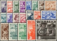 Österreich 1934 Mi.-Nr. 567-587 - postfrisch