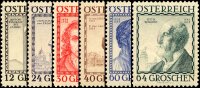 Österreich 1934 Mi.-Nr. 591-596 - postfrisch