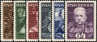 Österreich 1935 Mi.-Nr. 617-622 - postfrisch