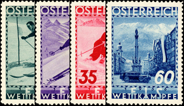 Österreich 1936 Mi.-Nr. 623-626 - postfrisch
