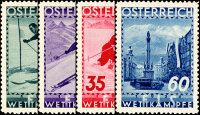 Österreich 1936 Mi.-Nr. 623-626 - postfrisch