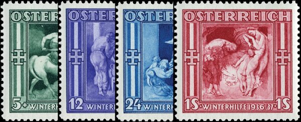 Österreich 1936 Mi.-Nr. 628-631 - postfrisch